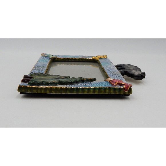 Blue Sky Clayworks Black Bear Picture Frame 2003 Heather Goldminc 4x6 Picture - Picture 9 of 11